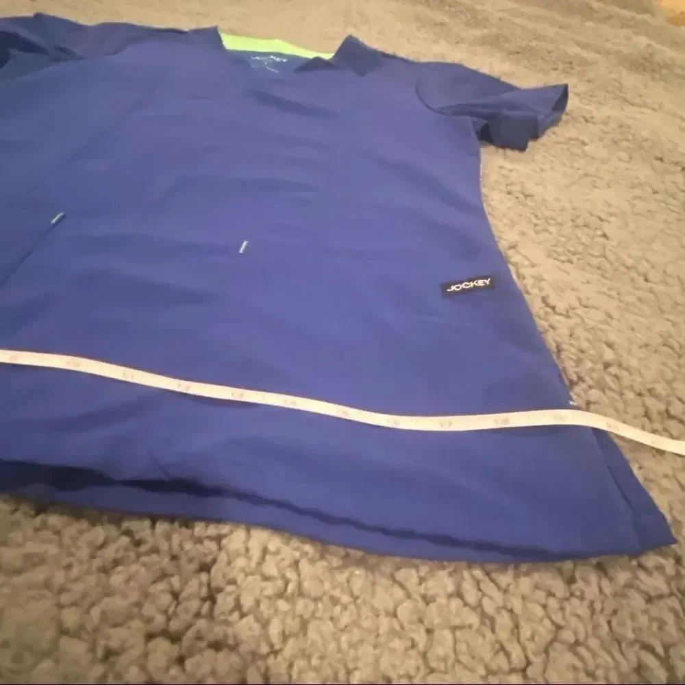 Jockey Scrub Top Size Small Blue